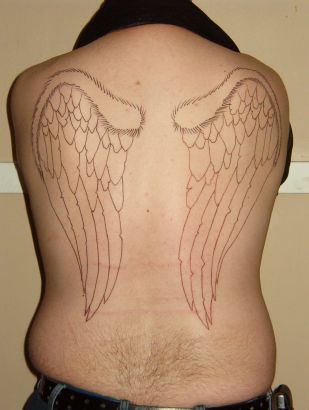 Angel Wings Back Tattoos Pic Image Design 